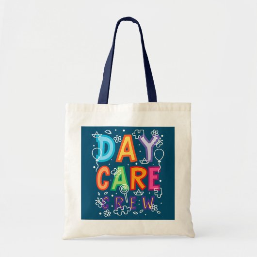 Dagverzorger Kinderopvang Voorschoolse leraar Tote Bag (Voorkant)
