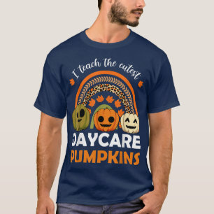 Dagverzorger Lazy Halloween Costume Pumpkin Boh T-shirt