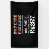 Dagverzorger - Schadelijke opwaardering Kinderopva Spandoek (Verticaal)