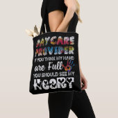 Dagverzorger - Schadelijke opwaardering Kinderopva Tote Bag (Dichtbij)
