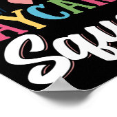 Dagverzorger Toddler Rainbow Poster (Hoek)