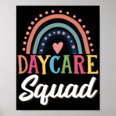 Dagverzorger Toddler Rainbow Poster (Voorkant)