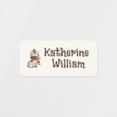 Dagverzorging/School Custom Leuke Dierenkleding Labels (Design 2)