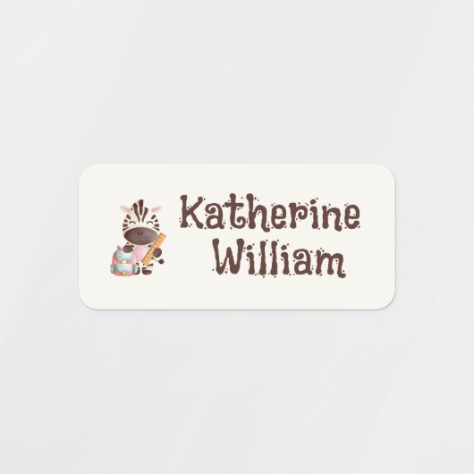 Dagverzorging/School Custom Leuke Dierenkleding Labels (Design 2)