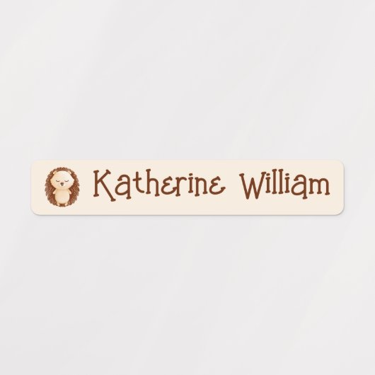 Dagverzorging/School Custom Schattig Dier Waterdic Labels (Design 1)