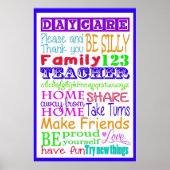 Dagverzorgingssubstraat Poster (Voorkant)