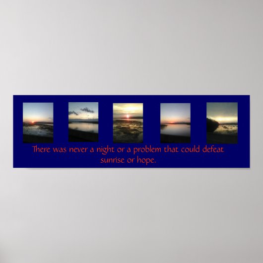 dagzonsopgang poster (Voorkant)