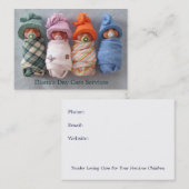 Dagzorgleverancier: Foto van Clay Babies: Originee Visitekaartje (Voorkant / Achterkant)