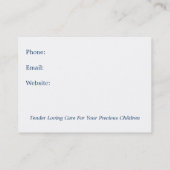 Dagzorgleverancier: Foto van Clay Babies: Originee Visitekaartje (Achterkant)