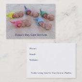 Dagzorgleverancier: Foto van Clay Babies: Originee Visitekaartje (Voorkant / Achterkant)