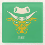 Dah! Glazen Onderzetter (Voorkant)