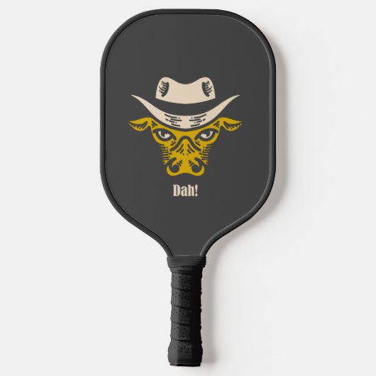 Dah! Pickleball Paddle (Achterkant)