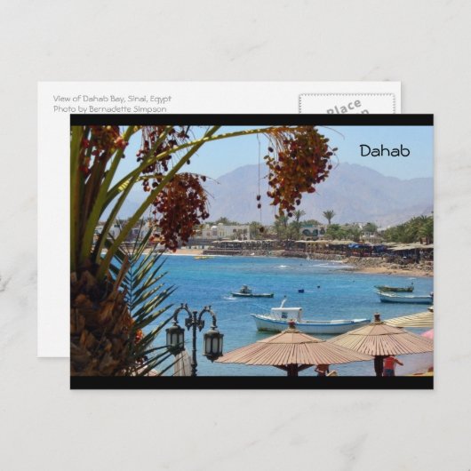 Dahab Bay - Egypte Briefkaart (Voorkant / Achterkant)