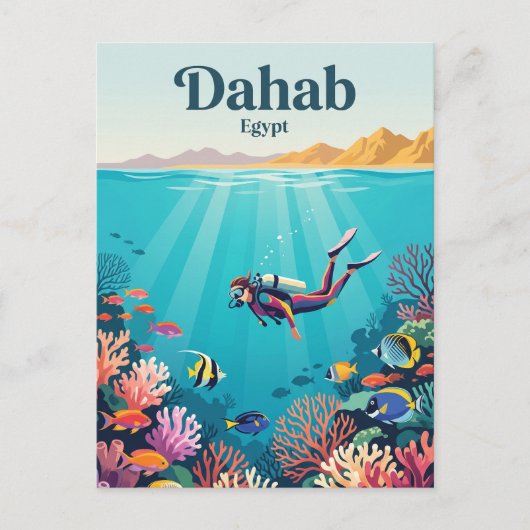 Dahab Egypte Briefkaart (Voorkant)