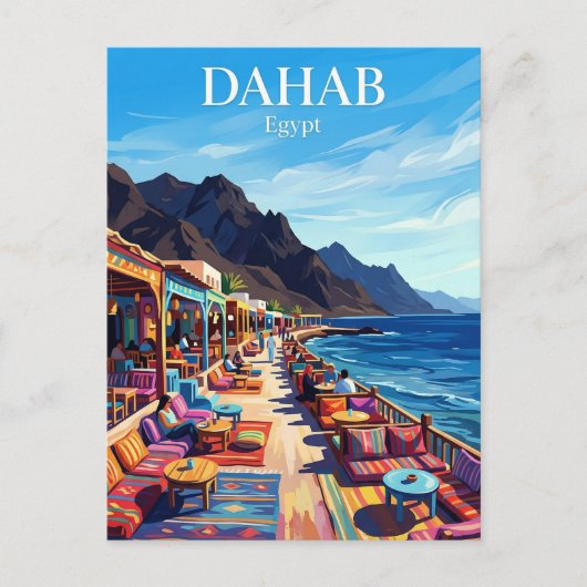 Dahab Egypte Briefkaart (Voorkant)