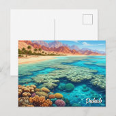 Dahab Egypte Reizen Briefkaart (Voorkant / Achterkant)