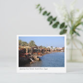Dahab Restaurants, South Sinai, Egypte Briefkaart (Staand voorkant)