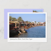 Dahab Restaurants, South Sinai, Egypte Briefkaart (Voorkant / Achterkant)
