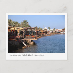 Dahab Restaurants, South Sinai, Egypte Briefkaart