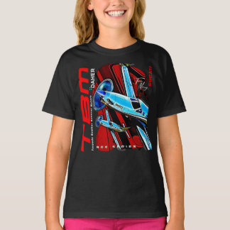Daher Socata TBM 900 reeks GA Aviation T-shirt