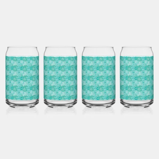 dahila bloemmotief blikvorm glas (Voorkant)