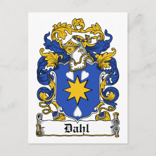 Dahl Family Crest Briefkaart
