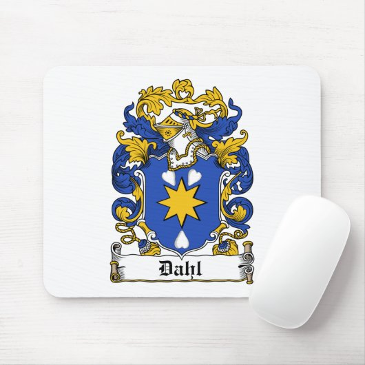 Dahl Family Crest Muismat (Met muis)