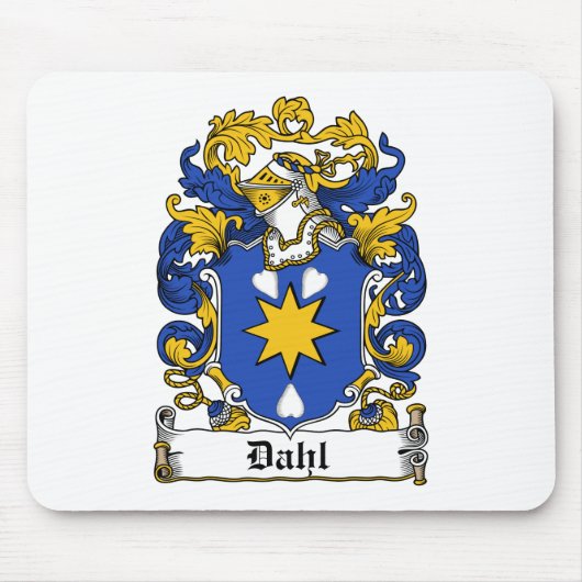 Dahl Family Crest Muismat (Voorkant)