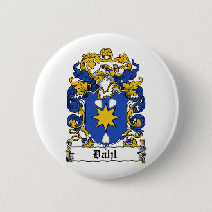 Dahl Family Crest Ronde Button 5,7 Cm