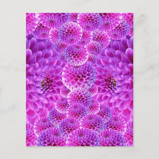 dahlia-170835 DIGITALE REALISME GLOWING DAHLIA FLO Flyer (Voorkant)