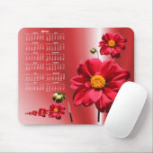 Dahlia 2 agenda ~ mousepad muismat (Met muis)
