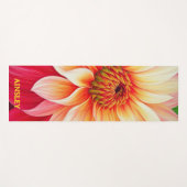Dahlia Afternoon Yogamat (Voorkant (horizontaal))