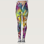 Dahlia Aquarelle Leggings (Voorkant)