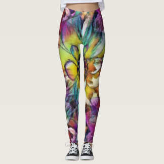 Dahlia Aquarelle Leggings