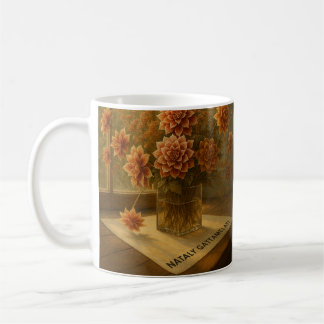 Dahlia Art Print van Nataly Gattamelati – De Muur Koffiemok