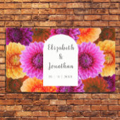 Dahlia Autumn Floral Wedding Spandoek