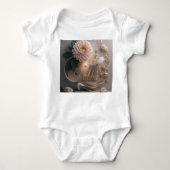  Dahlia Ballet Bloom Floral Art Design Romper (Voorkant)