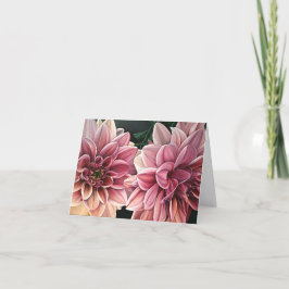 Dahlia BEDANKKAART
