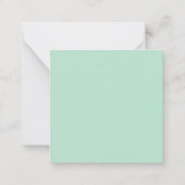 Dahlia Bedankt kaart Notitiekaartje (Achterkant)