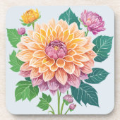  Dahlia Bier Onderzetter (Voorkant)