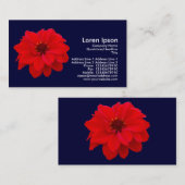 Dahlia, bisschop van Llandaff - Dark Navy Blue Visitekaartje (Voorkant / Achterkant)