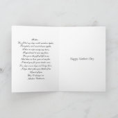 Dahlia bloem aquarel kunst Moederdag kaart (Binnen)