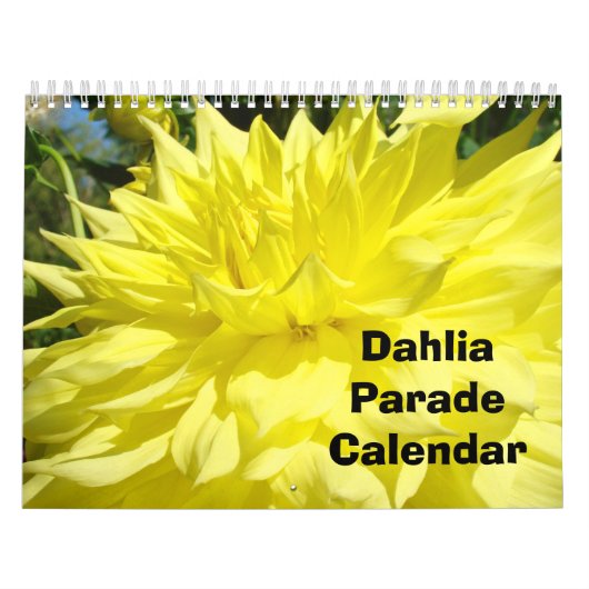 Dahlia Bloem Parade Kalender Bloemfotografie (Hoes)