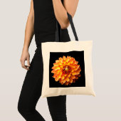 Dahlia bloem tas. tote bag (Voorkant (product))