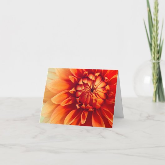 Dahlia Bloem (Verborgen) Kaart (Voorkant)