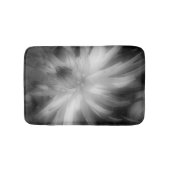 Dahlia bloem zwart en wit badmat (Voorkant)