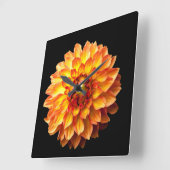 Dahlia bloembloem vierkante klok (Hoek)