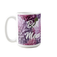 Dahlia Bloemen AI Kunstontwerp Beste Mam