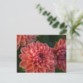Dahlia Bloemen Briefkaart (Staand voorkant)