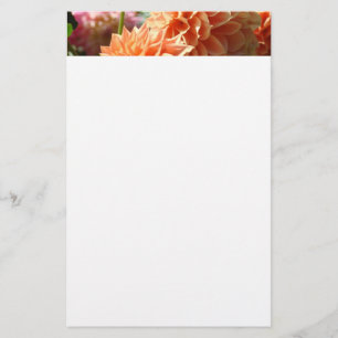 Dahlia Bloemen Briefpapier aangepaste Dahlias